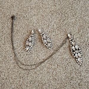 JCrew Pendent and Matching Earrings